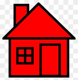 Small - Red House Clipart - Png Download