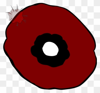 Plain Poppy Clip Art At Clker - Circle - Png Download