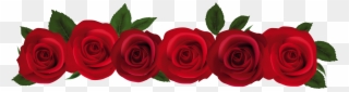 Roses Rose Garland Frame Clipart Clipart Kid - Rose Flower Border Png Transparent Png