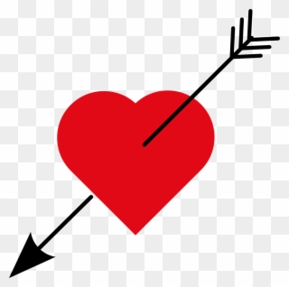 Love Heart With Arrow Clipart