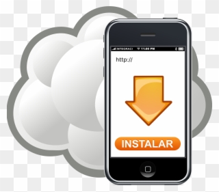 Big Image - Iphone Download Clipart