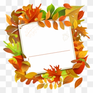 Fall Images, Borders And Frames, Frame Clipart, Photo - Clip Art - Png Download