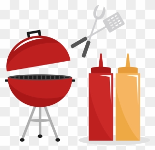 Image Royalty Free Stock Barbecue Clipart Tailgate - Red Bbq Clipart - Png Download