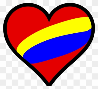 Colombia National Football Team Computer Icons Heart - Transparent Background Heart Clipart - Png Download