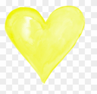 Heart Clipart Yellow - Yellow Love Emoji Png Transparent Png