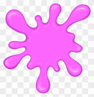 Pink Paint Splatter Transparent Clip Art - Transparent Paint Splatter Clip Art - Png Download