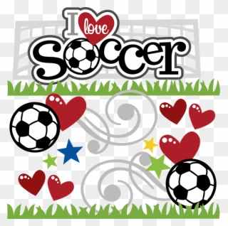 Love Soccer Clipart Football Clip Art - Love Soccer Clipart - Png Download