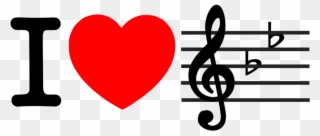 I Love Music - Love Music Clipart - Png Download