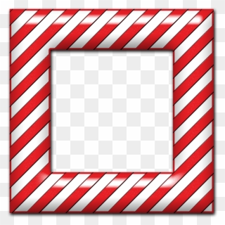 Candy Cane Heart Png Frame Clipart Candy Cane Clip - Candycane Clipart Transparent Png