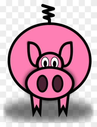 Pig Clip Art Barbeque - Pig Clip Art - Png Download