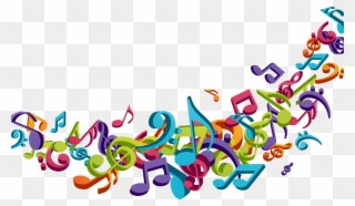 Dance Clipart Colorful - Musical Note - Png Download