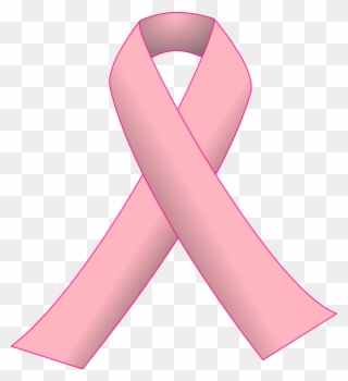 Pink Ribbon Svg Vector File Vector Clip Art Svg File - Breast Cancer Ribbon Cartoon - Png Download