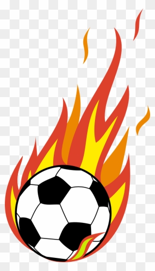Upcoming Athletic Events Images - Flaming Soccer Ball Png Clipart