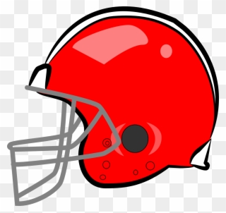 Alabama Football Clipart At Getdrawings - Red Football Helmet Clipart - Png Download