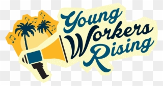 Young Workers Rising - Calligraphy Clipart