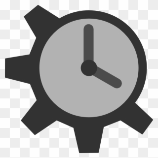 Gear Clock Icon Png Clipart