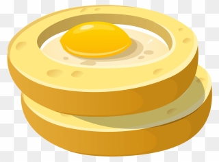 Breakfast Fried Egg Coffee Eggs Benedict English Muffin - Breakfast Graphics Png Clipart