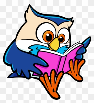 Clip Art Download Homework Owl On Dumielauxepices Net - Owl Reading Transparent - Png Download