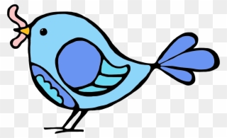 If I Wanted To Share Lots Of Links With My Colleagues, - Bird With Worm Clipart - Png Download