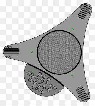 Conference Phone Clipart Speakerphone Conference Call - Conference Phone Clipart - Png Download