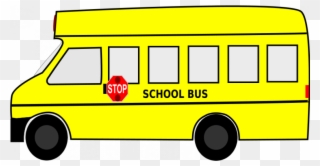 Yellow School Bus Vector Graphics - My Dream School Bus Clipart