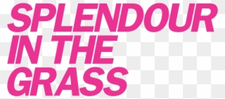 Splendour In The Grass Logo Clipart