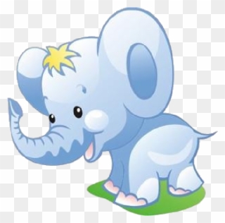 Baby Elephant Cartoon Clipart - Baby Elephant Clipart Png Transparent Png
