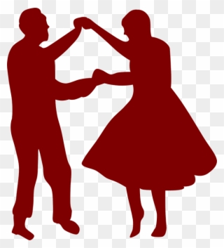 Dance Svg File - Man And Women Dancing Clipart