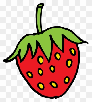 Free To Use Public Domain Strawberry Clip Art - Clip Art Strawberry Cartoon - Png Download