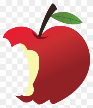 I Remember Taking All The Apples Off When I Wanted - Bitten Apple Clip Art - Png Download