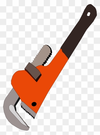 Spanners Hand Tool Pipe Wrench Adjustable Spanner - Pipe Wrench Clip Art - Png Download