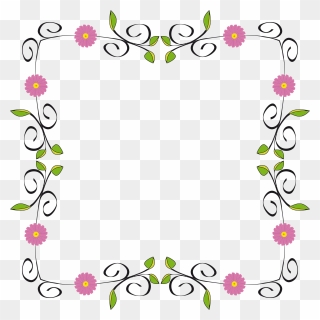 Borders And Frames Floral Design Flower Computer Icons - Frame Border Design Flower Clipart