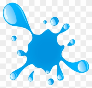 Paint Party Clip Art - Blue Slime Clipart - Png Download