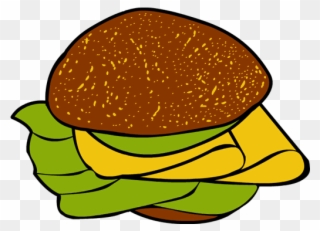 Meal Clipart Thanksgiving - Hamburger - Png Download