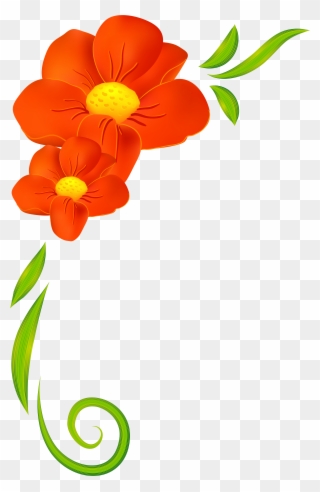 Orange Flower Decor Png Clipartu200b Gallery Yopriceville Transparent Png