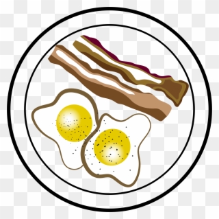 Breakfast - Clipart - Bacon Eggs Clipart - Png Download
