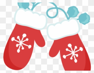 Winter Clipart Red - Mittens Clipart - Png Download