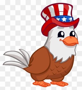 Eagle Free To Use Clip Art - Patriotic Eagle Clipart - Png Download