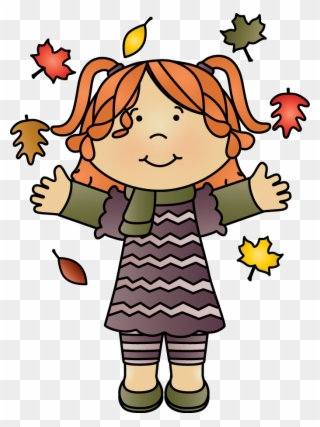 Fall Clipart Child - Whimsy Clips Fall - Png Download
