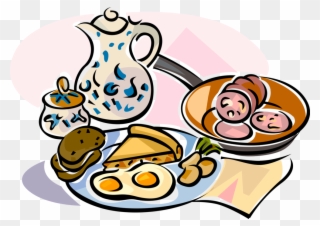 German Breakfast Image Illustration - Brunch Clipart
