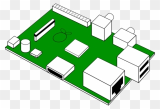 Circuit Board Clipart - Raspberry Pi Board Icon - Png Download