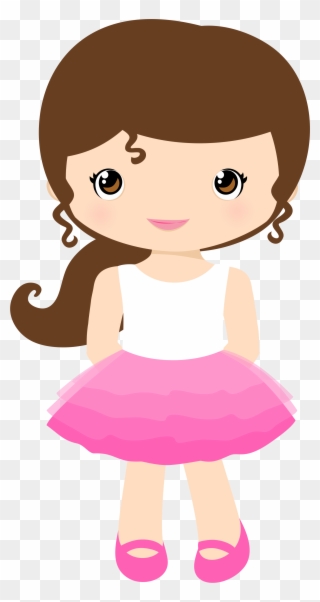 Girl Cartoon, Girl Clipart, Cute Clipart, Cute Little - Girl Clip Art - Png Download