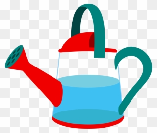 Half Full Watering Can - Water Can Clipart - Png Download
