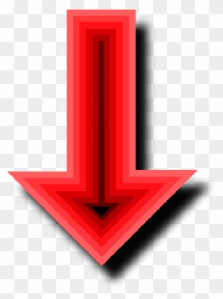 Arrow Pointing Down - Arrow Clip Art - Png Download