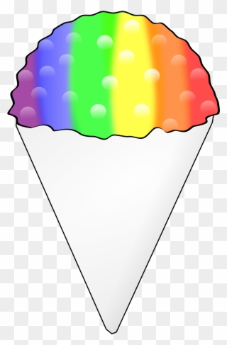 Snow Cone Clipart 3 Clip Art - Ice Cream - Png Download