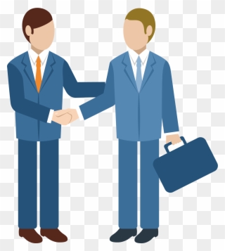 Customer Management Recruitment Meeting Clients - Businessman Shaking Hands Png Clipart
