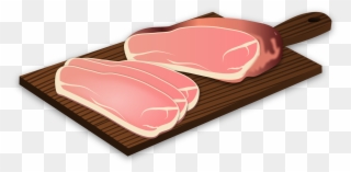 Ham Clip Art - Sliced Meat Clipart - Png Download