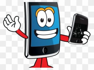 Software Clipart Cellphone Repair Shop - Cartoon Repair Phone Png Transparent Png