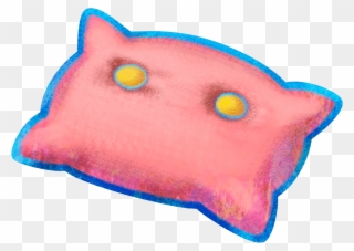 A Pink Pillow From Mario & Luigi - Pillow Mario And Luigi Clipart
