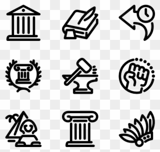 History - Bed And Breakfast Icons Clipart